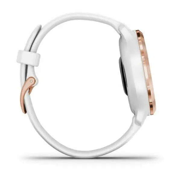фото Смарт-годинник Garmin Venu 2S Rose Gold Bezel with White Case and Silicone Band (010-02429-13/03)