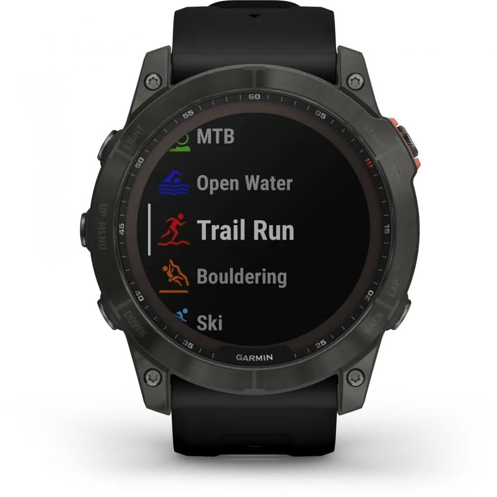 фото Смарт-годинник Garmin Fenix 7X Solar Slate Gray with Black Band (010-02541-00/01/0A)