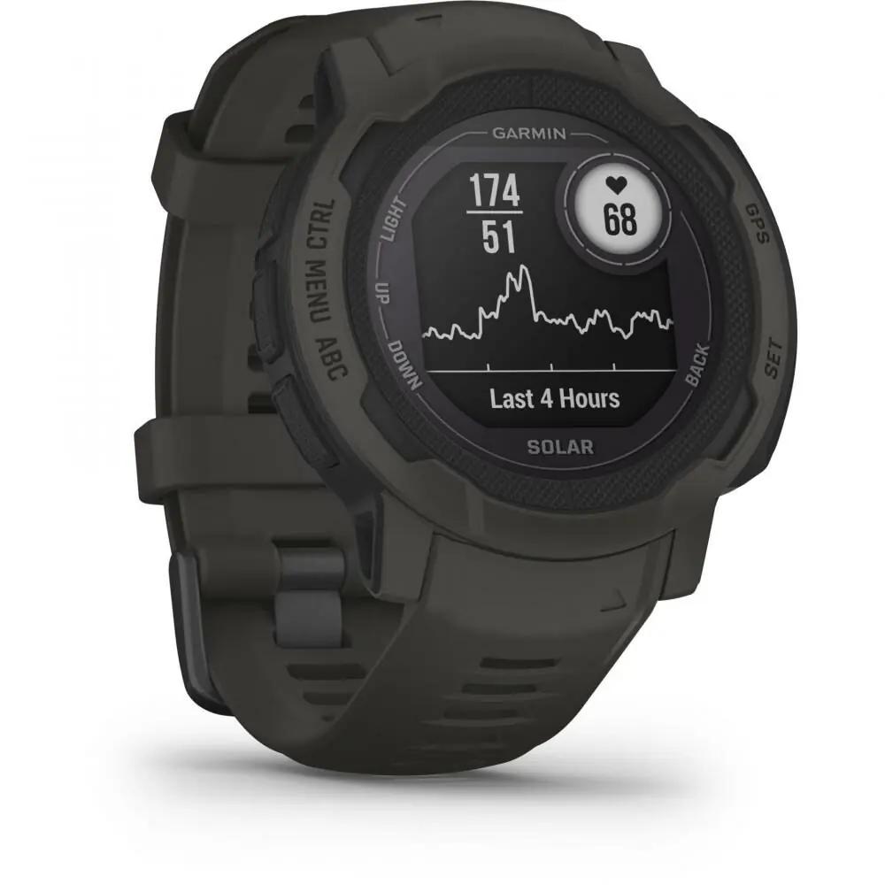 фото Смарт-годинник Garmin Instinct 2 Solar Graphite (010-02627-10)
