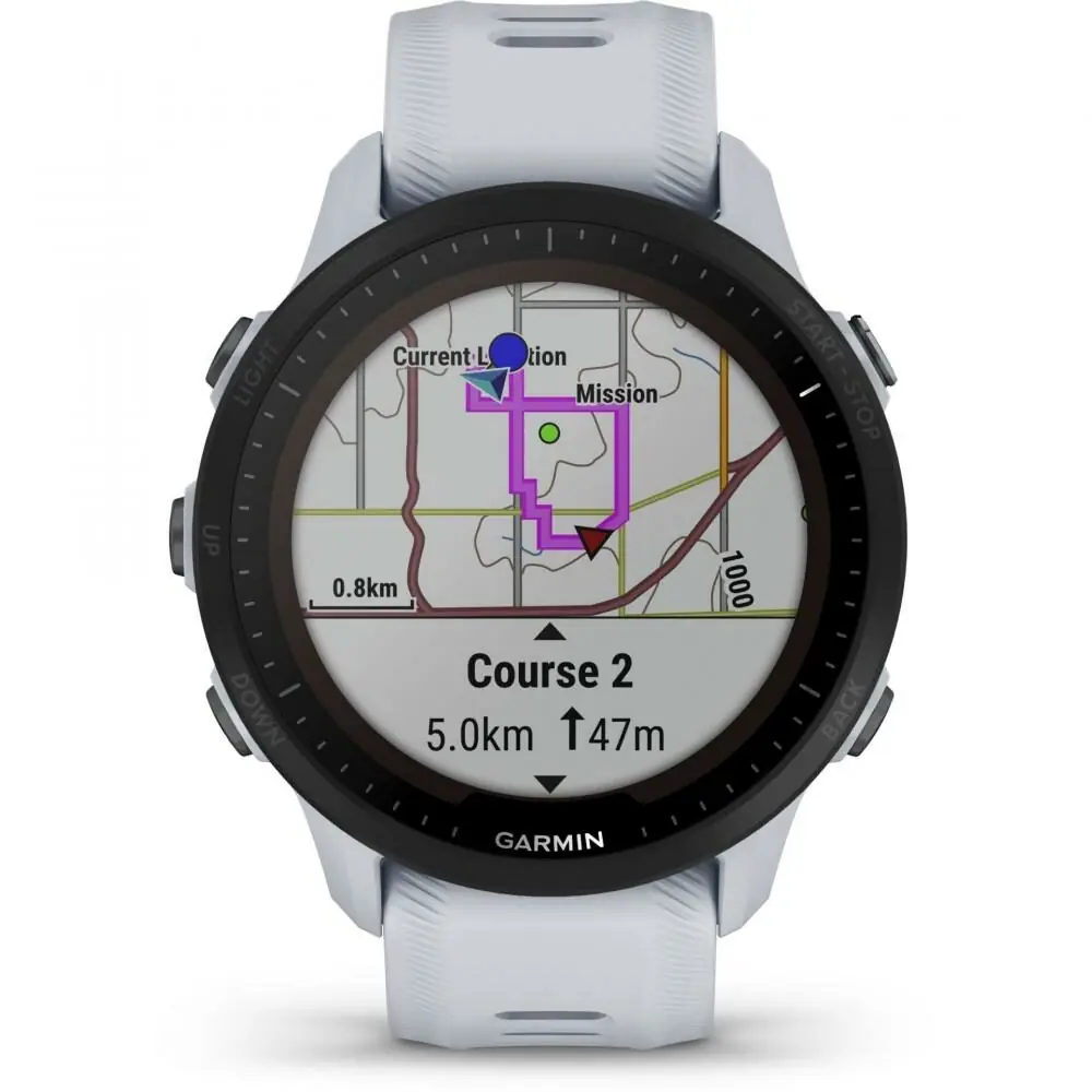 фото Смарт-годинник Garmin Forerunner 955 Solar Whitestone (010-02638-01/21)