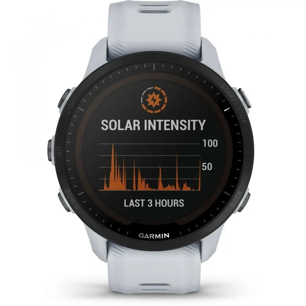 фото Смарт-годинник Garmin Forerunner 955 Solar Whitestone (010-02638-01/21)