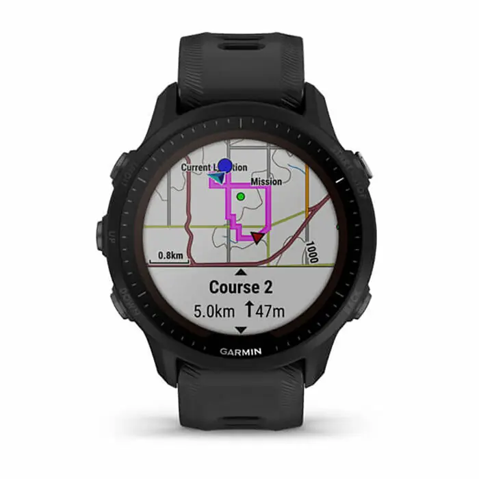 фото Смарт-годинник Garmin Forerunner 955 Solar Black (010-02638-00/20/H0)