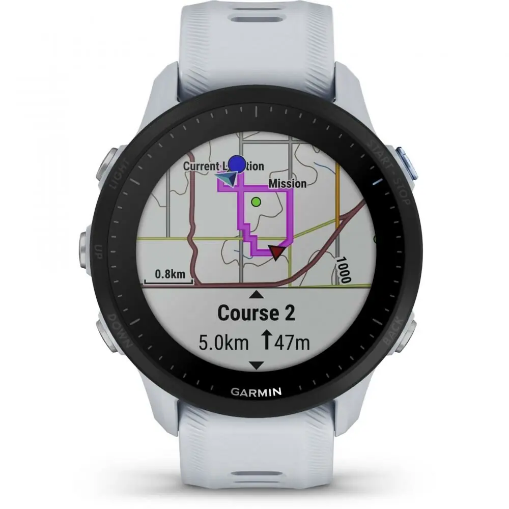 фото Смарт-годинник Garmin Forerunner 955 Whitestone (010-02638-11/31/J1)