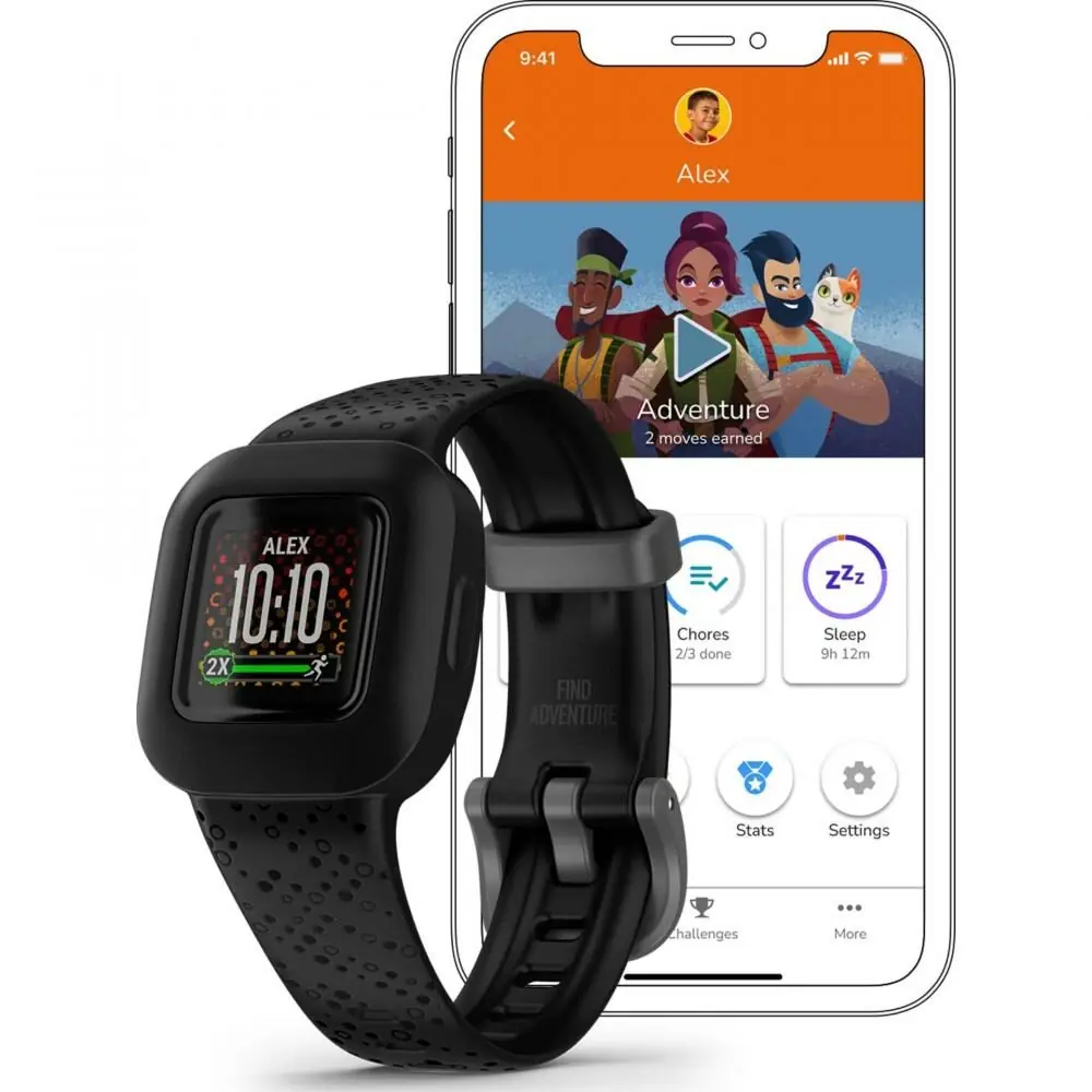 фото Фітнес-браслет Garmin Vivofit Jr. 3 Black Cosmic (010-02441-23/03)