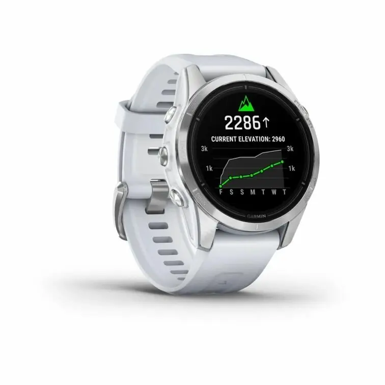 фото Смарт-годинник Garmin Epix Pro Gen 2 42mm Silver w. Whitestone Band (010-02802-00/01)