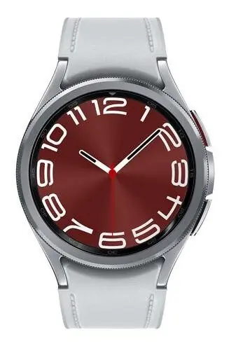 фото Смарт-годинник Samsung Galaxy Watch6 Classic 43mm eSIM Silver (SM-R955FZSA)