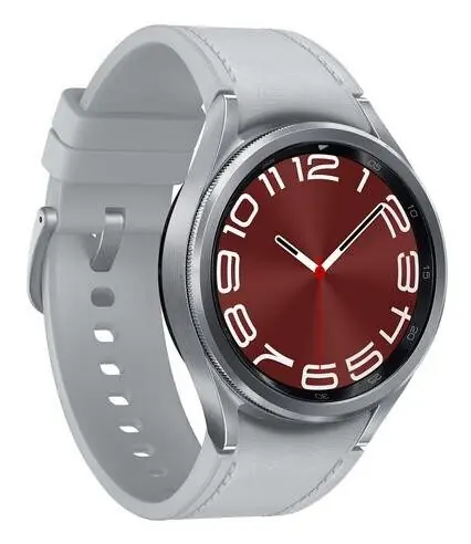 фото Смарт-годинник Samsung Galaxy Watch6 Classic 43mm eSIM Silver (SM-R955FZSA)