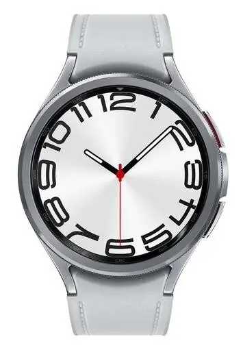 фото Смарт-годинник Samsung Galaxy Watch6 Classic 47mm eSIM Silver (SM-R965FZSA)