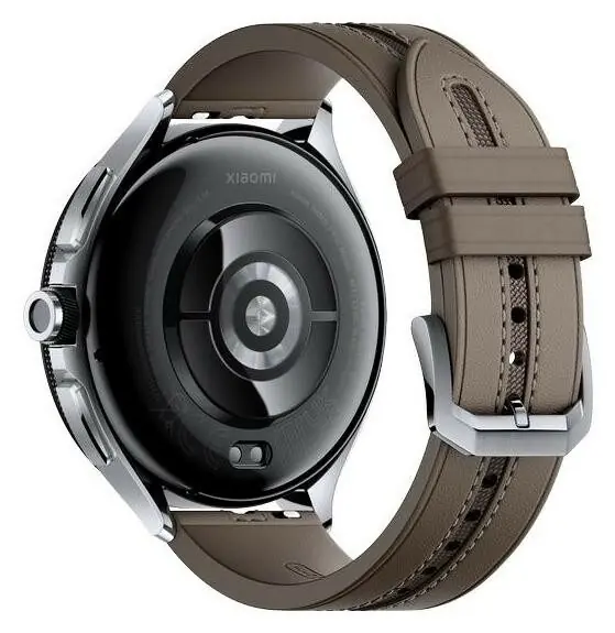 фото Смарт-годинник Xiaomi Watch 2 Pro Bluetooth Silver Case with Brown Leather Strap (BHR7216GL)