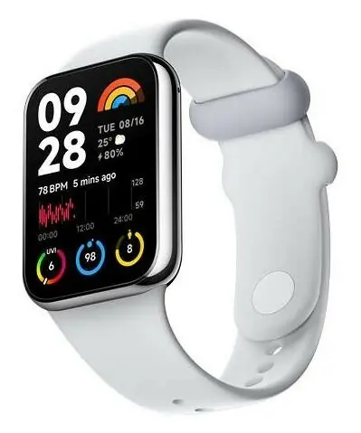 фото Фітнес-браслет Xiaomi Smart Band 8 Pro Light Grey (BHR8007GL)