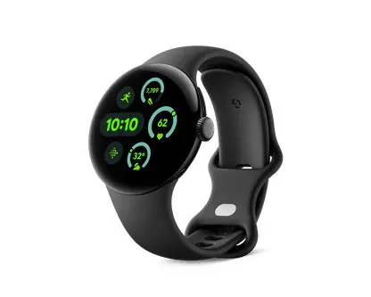 фото Смарт-годинник Google Pixel Watch 3 41 mm Wi-Fi Matte Black Aluminum Case/Obsidian Active Band