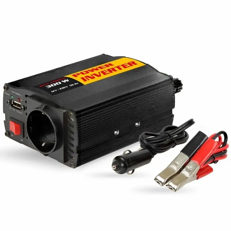 фото Перетворювач (інвертор) DC-AC Aroso 12V-230V 300W (20.293)