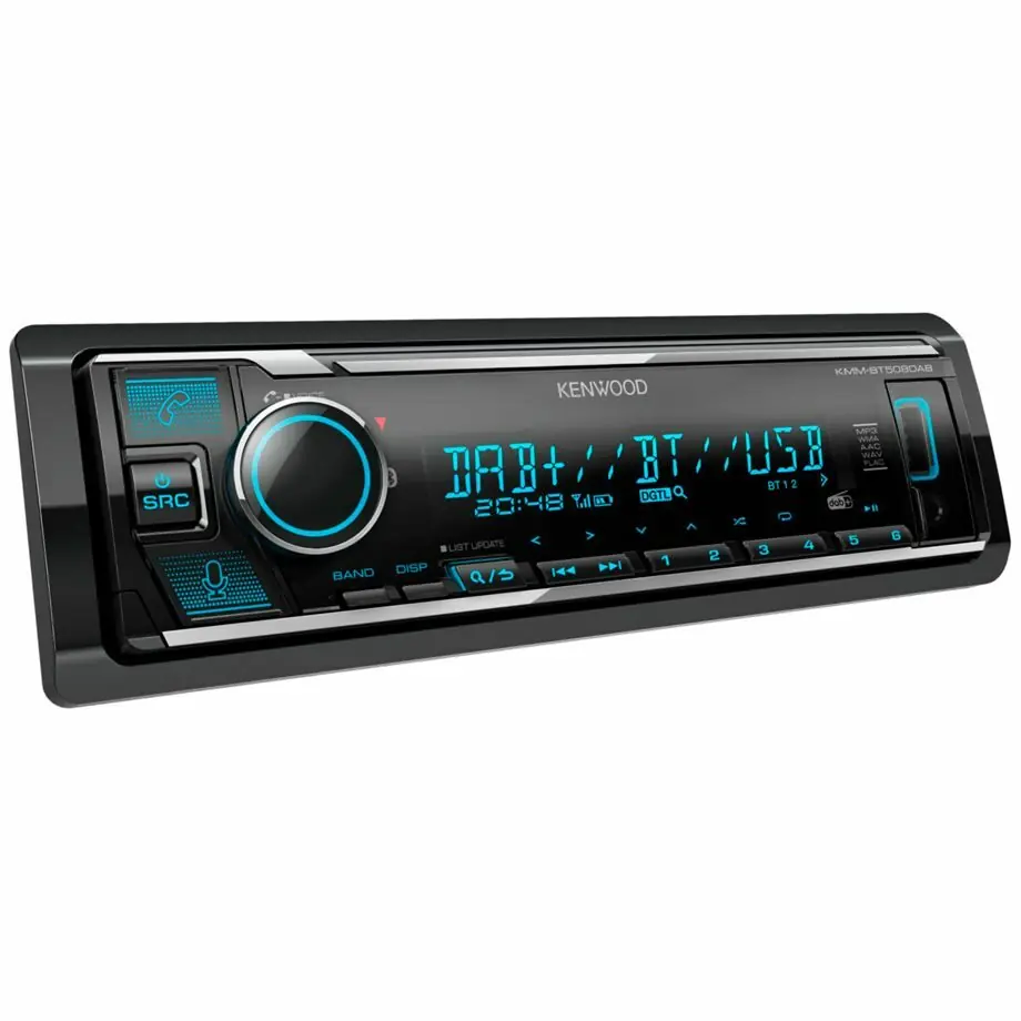 фото Бездискова MP3-магнітола Kenwood KMBBT508DAB
