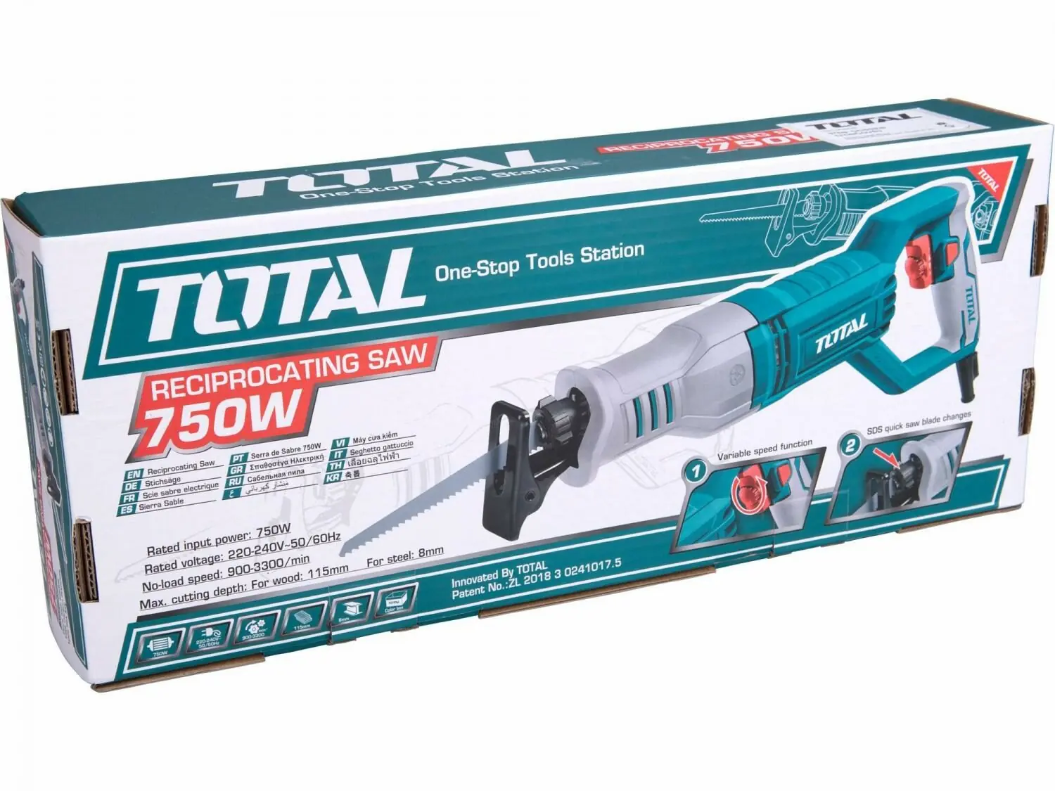 фото Шабельна пила Total TS100806