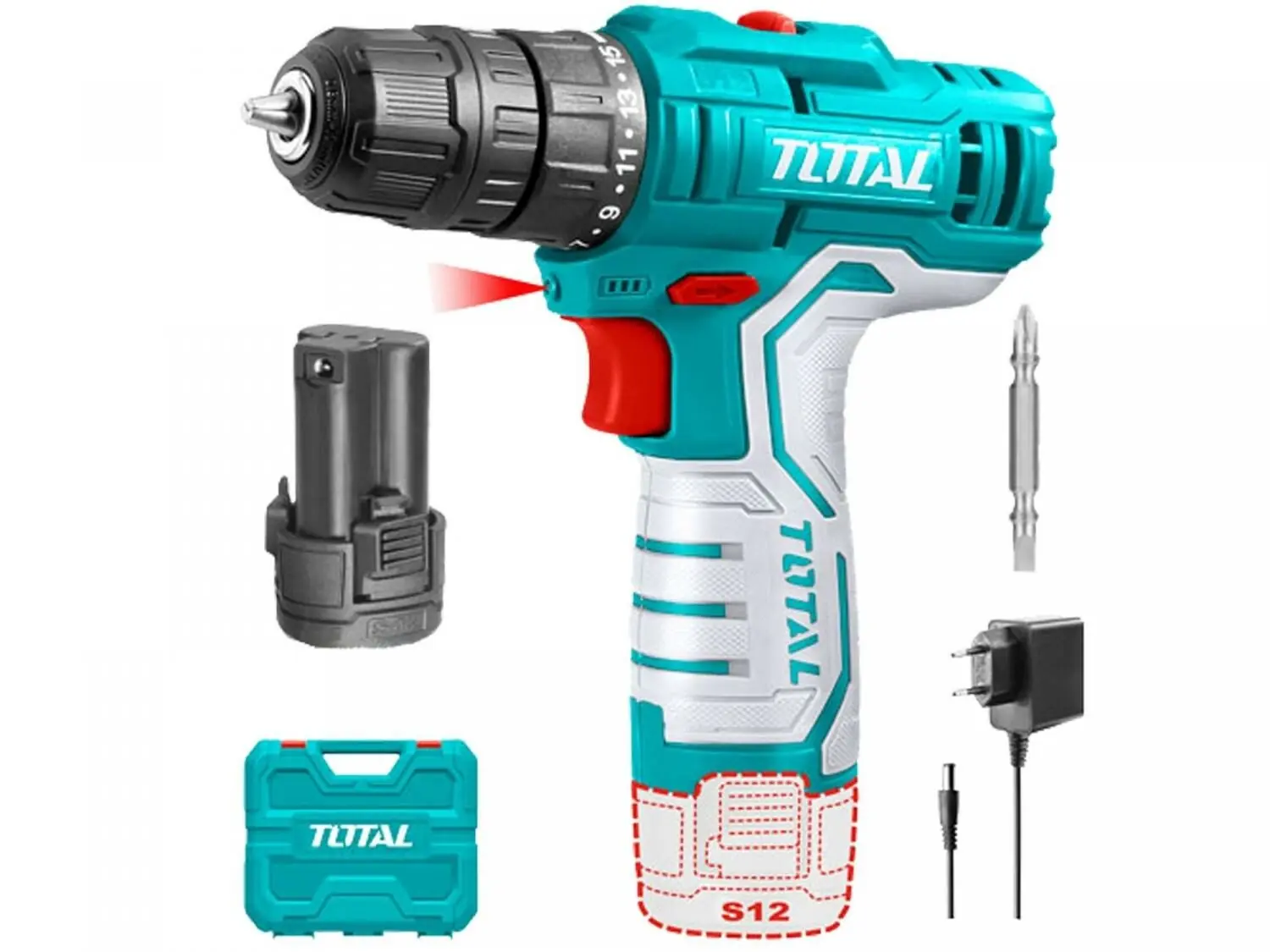 фото Дриль-шурупокрут Total TDLI12208