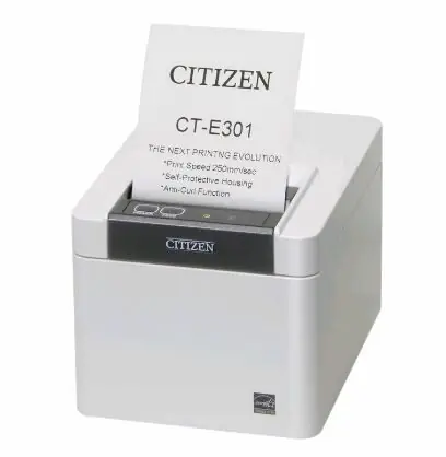 фото Принтер чеків Citizen CT-E301 White (CTE301XXEWX)