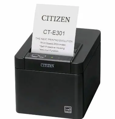 фото Принтер чеків Citizen CT-E301 Black (CTE301XXEBX)