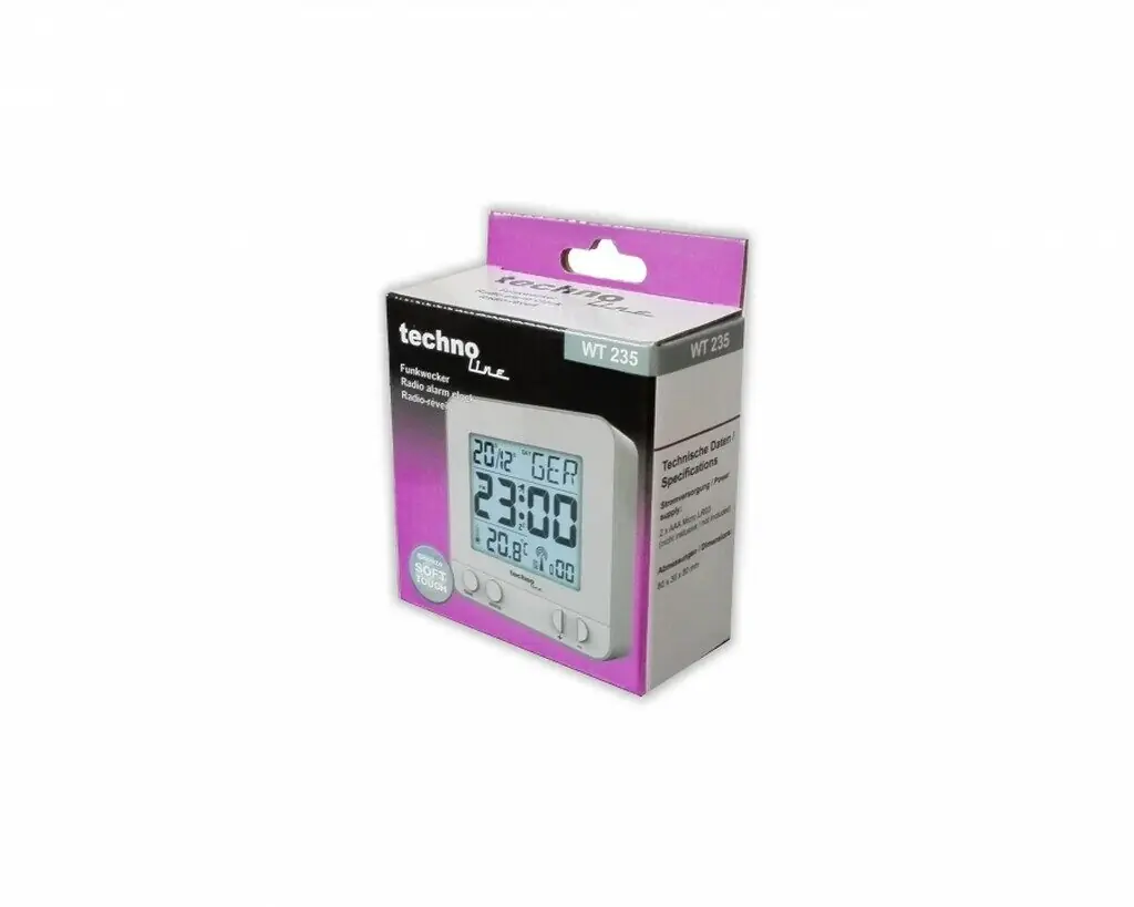 фото Настільний годинник TechnoLine WT 235S