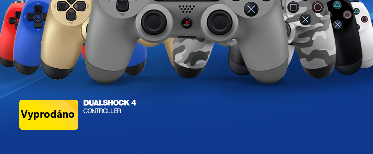 Dualshock 4 Controller 8 barevných variant skladem 