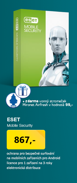 AKCE 3za2 ESET Mobile Security