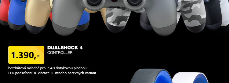 Dualshock 4 Controller 8 barevných variant skladem