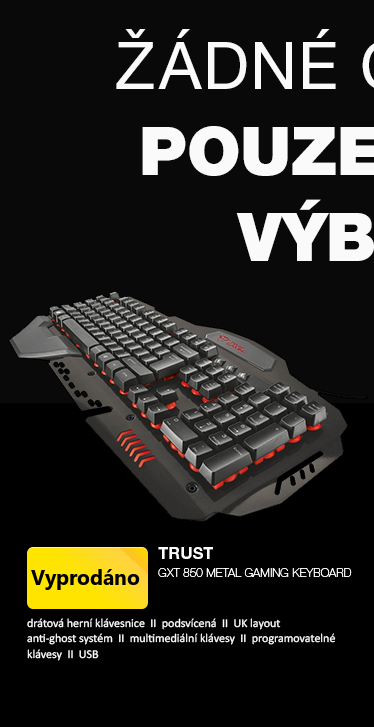 Trust GXT 850 METAL Gaming Keyboard