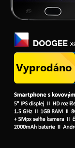 DOOGEE X9 Mini 8GB černá 