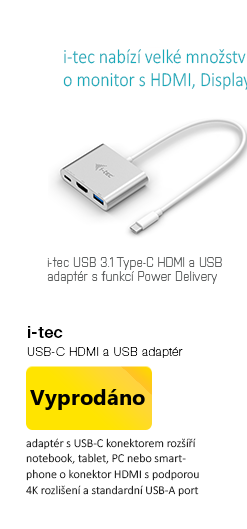 i-tec USB3.1 type C HDMI a USB adaptér
