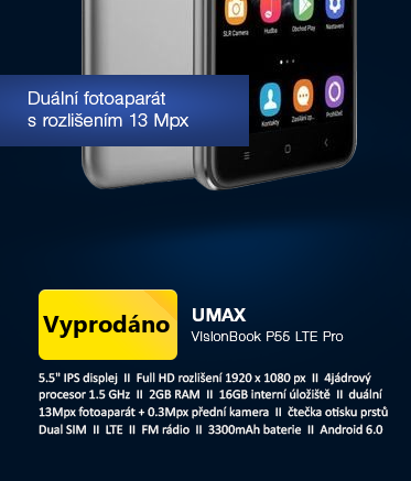 UMAX VisionBook P55 LTE Pro šedá 