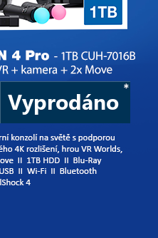 SONY PlayStation 4 Pro - 1TB CUH-7016B series + VR Worlds + PSVR + camera + 2x Move
