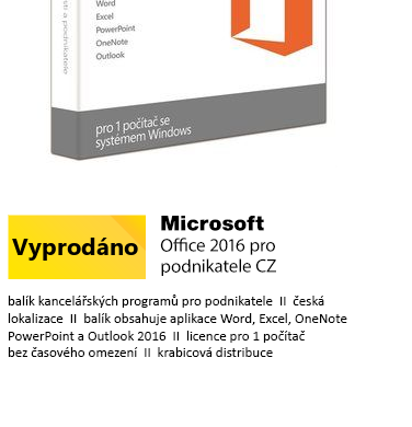 MS Office 2016 pro podnikatele CZ