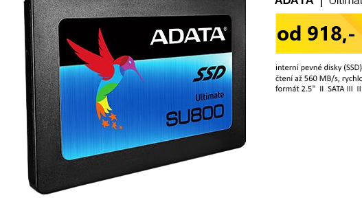 ADATA Ultimate SU800 - kapacta od 128GB