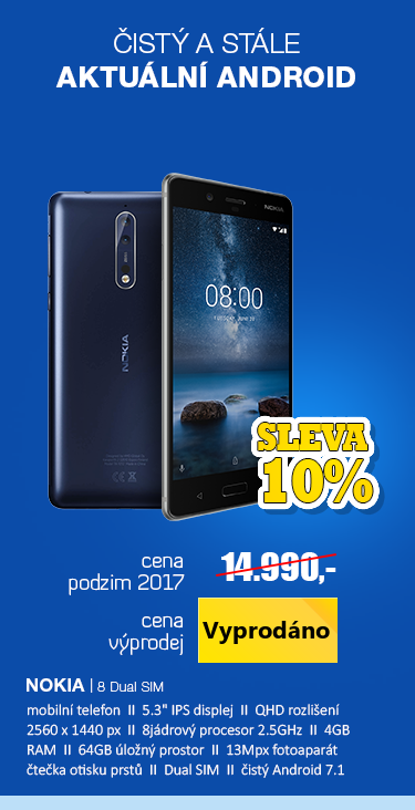 Nokia 8 Dual SIM modrá 