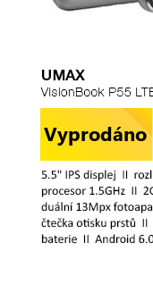 UMAX VisionBook P55 LTE Pro šedá 