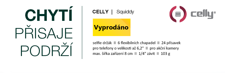 Celly Squiddy flexibilní držáky