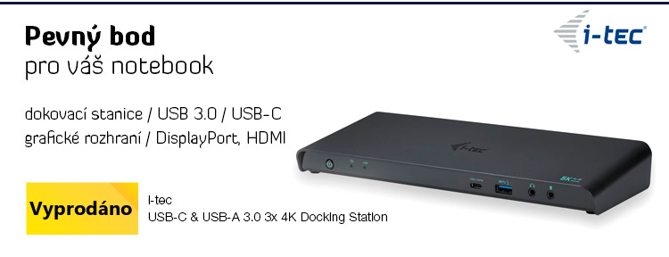 i-tec USB-C & USB-A 3.0 3x 4K Docking Station
