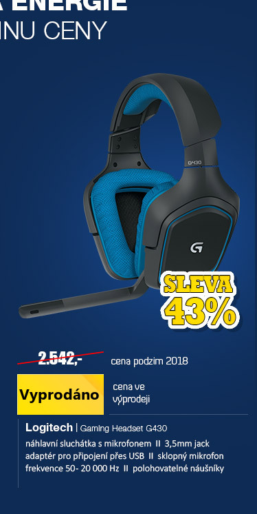 Logitech Gaming Headset G430 
