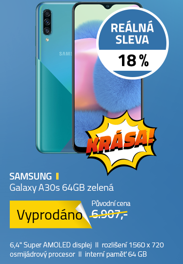 SAMSUNG Galaxy A30s 64GB zelená
