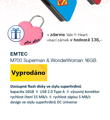 EMTEC M700  Superman & WonderWoman