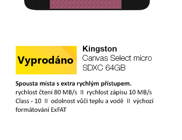 Kingston Canvas Select micro SDXC 64GB