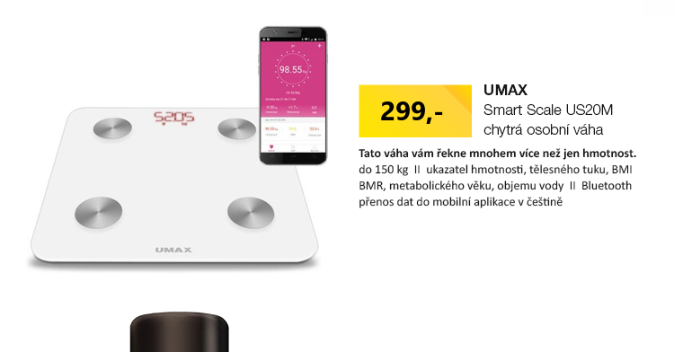 UMAX Smart Scale US20M chytrá osobní váha