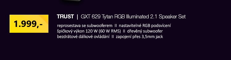 Trust GXT 629 Tytan 2.1 RGB Speaker Set 