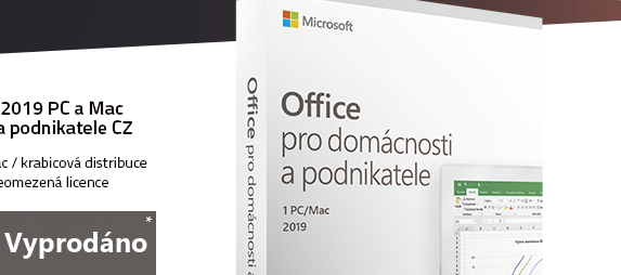 Microsoft Office 2019 PC a Mac pro domácnosti a podnikatele CZ