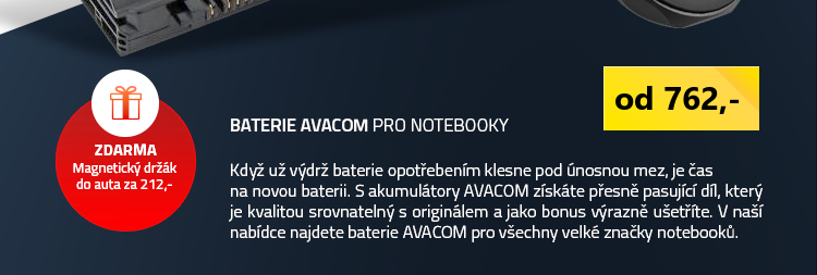 Baterie Avacom pro notebooky