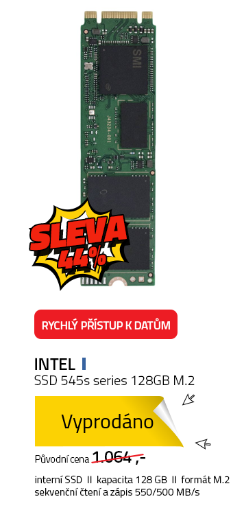 Intel SSD 545s series 128GB M.2