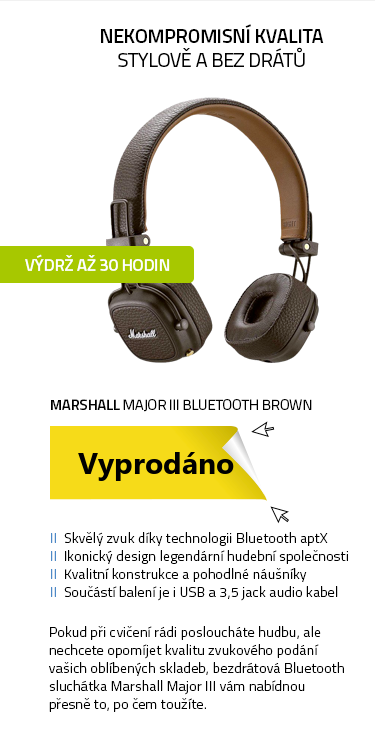 Marshall Major III Bluetooth Brown