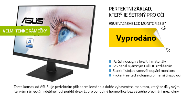 LCD Monitor 23.8" ASUS VA24EHE černá