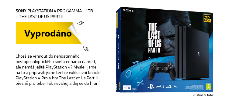 SONY PlayStation 4 Pro Gamma - 1TB + The Last of Us Part II