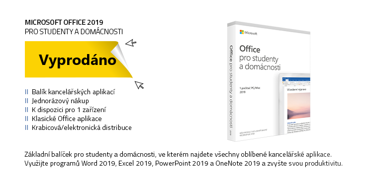 Microsoft Office 2019 pro domácnosti a studenty CZ