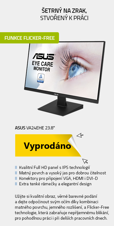 LCD Monitor 23.8" ASUS VA24EHE černá